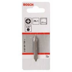Bosch Accessories 2607001739 Bosch Power Tools oboustranný bit Pohon (šroubovák): 1/4 (6,3 mm) Typ zakončení: křížový PH PH 1 45 mm