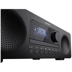 Sharp XL-B720D stereo systém Bluetooth, AUX, CD, DAB+, USB, vč. dálkového ovládání 60 W černá