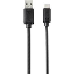 Renkforce USB kabel USB 2.0 USB-C ® zástrčka, USB-A zástrčka 1.00 m černá s antimikrobiálním povrchem RF-4699378