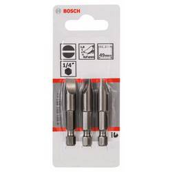 Bosch Accessories 2607001487 2607001487 plochý bit Pohon (šroubovák): 1/4 (6,3 mm) Typ zakončení: plochý 49 mm