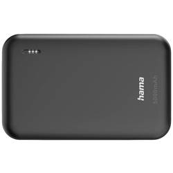 Hama Pocket 5 powerbanka Li-Pol, 5000 mAh, antracitová