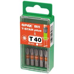 SPAX 5000009192409 Bit TX Pohon (šroubovák): 1/4 (6,3 mm) Typ zakončení: T-STAR plus TX 40 25 mm