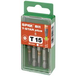 SPAX 5000009193159 Bit TX Pohon (šroubovák): 1/4 (6,3 mm) Typ zakončení: T-STAR plus TX 15 50 mm