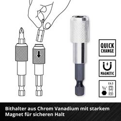 Einhell BELT CLIP 118495 sada bitů, 32dílná, PZ, PH, plochý, TX, 1/4
