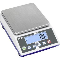 Kern PCJ 6000-1M přesná váha Max. váživost 6 kg Rozlišení 0.1 g přes napájecí zdroj do zásuvky, na baterii šedobílá, tmavě modrá