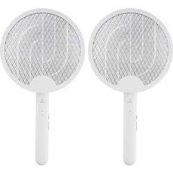 Renkforce RF-EFS-100 RF-6730842 plácačka na hmyz mřížka pod napětím, UV světlo (š x v x h) 430 x 230 x 46 mm bílá 2 ks