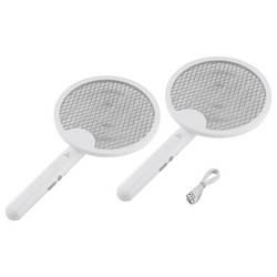 Renkforce RF-EFS-100 RF-6730842 plácačka na hmyz mřížka pod napětím, UV světlo (š x v x h) 430 x 230 x 46 mm bílá 2 ks