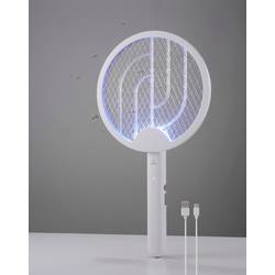 Renkforce RF-EFS-100 RF-6730842 plácačka na hmyz mřížka pod napětím, UV světlo (š x v x h) 430 x 230 x 46 mm bílá 2 ks