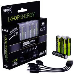 Verico LoopEnergy USB-C USB-C® akumulátor Li-Ion 600 mAh 1.5 V 8 ks
