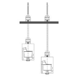 REED Electronics RCS-Ø40/61-R1/8-PO/S-L44-P25-3mPVC 105149 hladinový spínač, 1 spínací kontakt, 1 rozpínací kontakt, IP68