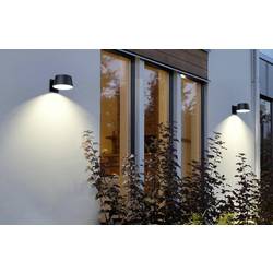 Sygonix SY-5801972 venkovní solární nástěnné osvětlení s PIR senzorem LED pevně vestavěné LED 10 W antracitově šedá