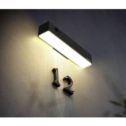 Sygonix SY-5801968 venkovní solární nástěnné osvětlení s PIR senzorem LED pevně vestavěné LED 10 W antracitově šedá