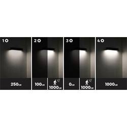 Sygonix SY-5801968 venkovní solární nástěnné osvětlení s PIR senzorem LED pevně vestavěné LED 10 W antracitově šedá
