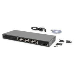 Digitus DN-95359 DN-95359 19 síťový switch 24 + 2 porty 10 / 100 / 1000 MBit/s funkce PoE