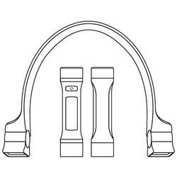 Osram Automotive LEDIL413 WEARABLE NECK LIGHT LED pracovní osvětlení napájení přes USB, napájeno akumulátorem 265 lm