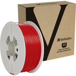 Verbatim 55030 55030 vlákno pro 3D tiskárny ABS plast 1.75 mm 1000 g červená 1 ks
