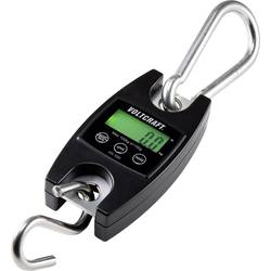 VOLTCRAFT HS-100 závěsná váha HS-100 Max. váživost 100 kg Rozlišení 100 g na baterii černá