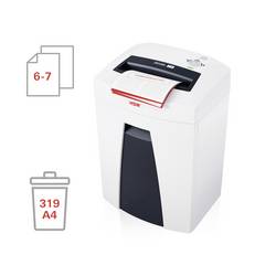 HSM SECURIO C18 skartovačka 7 listů na kousky 1.9 x 15 mm P-5 25 l Křížový řez sponky do sešívačky, kancelářské sponky, kreditní karty