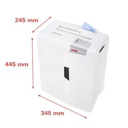 HSM shredstar X10 skartovačka 10 listů na kousky 4.5 x 30 mm P-4 20 l Křížový řez CD, DVD, sponky do sešívačky, kancelářské sponky, kreditní karty