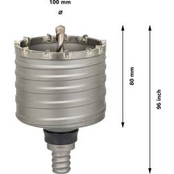 Bosch Accessories Bosch Power Tools 2608580524 dutá vrtací korunka 2dílná 100 mm 1 ks