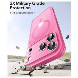 ESR Case Apple iPhone 17 Pro růžová, transparentní Kompatibilní s MagSafe 1A86300501