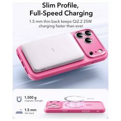 ESR Case Apple iPhone 17 Pro růžová, transparentní Kompatibilní s MagSafe 1A86300501