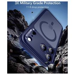 ESR Case Apple iPhone 17 Pro modrá, transparentní Kompatibilní s MagSafe 1A86300401