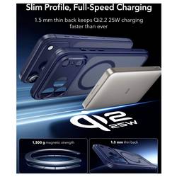 ESR Case Apple iPhone 17 Pro modrá, transparentní Kompatibilní s MagSafe 1A86300401