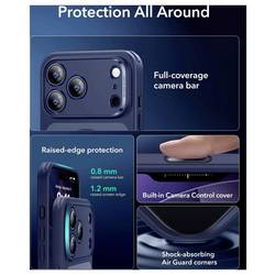 ESR Case Apple iPhone 17 Pro modrá, transparentní Kompatibilní s MagSafe 1A86300401