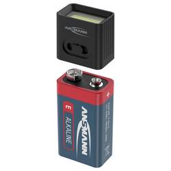 Ansmann 1600-0714 ANSMANN COB LED Mini-Leuchte betrieben durch 9V Batterie COB LED Ruční svítilna na baterii 3 W 60 lm