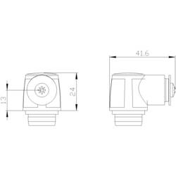 Siemens 3SE5000-0AK00 otočná jednotka nastavitelné otočný pohon černá 1 ks