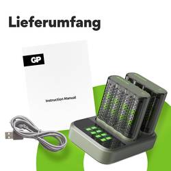 GP M452 Dockingstation nabíječka akumulátorů NiMH AAA, AA