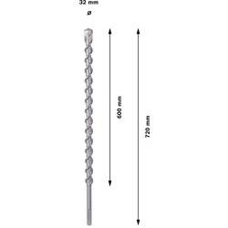Bosch Accessories 1618596506 1618596506 příklepový vrták 32 mm Celková délka 720 mm SDS max 1 ks