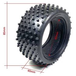 Absima 1:10 Buggy kompletní kola Pin line hliník 2 ks