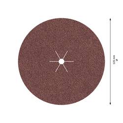 Bosch Accessories 1609200161 1609200161 brusný papír pro brusné kotouče bez otvorů Zrnitost 60 (Ø) 125 mm 5 ks