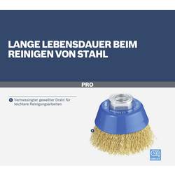 Bosch Accessories Hrncový kartáč, s vrstvou mosazi - 70 mm, 0,3 mm, M14 Bosch Power Tools 1608614020 1 ks