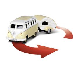 Carson Modellsport 500504164 VW T1 SambaBus mit Wohnwagen 1:87 RC model auta elektrický silniční model