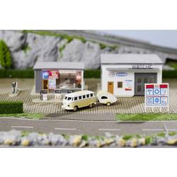 Carson Modellsport 500504164 VW T1 SambaBus mit Wohnwagen 1:87 RC model auta elektrický silniční model