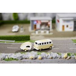 Carson Modellsport 500504164 VW T1 SambaBus mit Wohnwagen 1:87 RC model auta elektrický silniční model