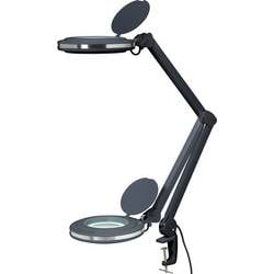 TOOLCRAFT 2178611 Lupa s LED osvětlením, černá, 5, 127 mm, svorka, 3D, 1,75x