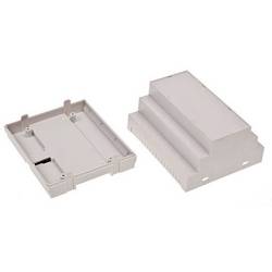 TRU COMPONENTS TC-7910828 pouzdro na DIN lištu 65 x 90 x 105 ABS-V0 šedá 1 ks