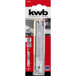 kwb 024605 Náhradní čepele pro odlamovací nůž, 18 mm 5 ks