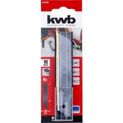 kwb 023406 Odlamovací čepele 18 mm z karbonové oceli 6 ks