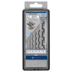 Bosch Accessories 2607010529 HSS sada spirálových vrtáku do kovu 6dílná 2 mm, 3 mm, 4 mm, 5 mm, 6 mm, 7 mm, 8 mm broušený DIN 338 válcová stopka 1 sada