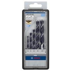 Bosch Accessories 2607010527 sada spirálových vrtáků do dřeva 5dílná 4 mm, 5 mm, 6 mm, 8 mm, 10 mm válcová stopka 1 sada
