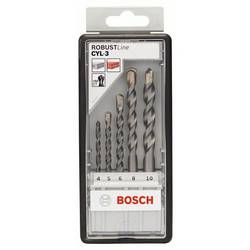 Bosch Accessories 2607010524 tvrdý kov sada vrtáku do betonu 5dílná 4 mm, 5 mm, 6 mm, 8 mm, 10 mm válcová stopka 1 sada