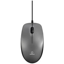 Renkforce RF-5805910 optická myš, přenos kabelový, 3 tlačítko, 1000 dpi, šedá