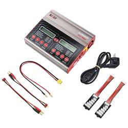 Reely V-Charge 200 Duo modelářská multifunkční nabíječka, 12 V, 230 V, 10 A, NiMH, Li-Pol, Li-Ion, LiHV , olovo-vápníkové, kyselina sírová