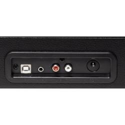 Kufříkový USB gramofon Denver VPL-120, černá