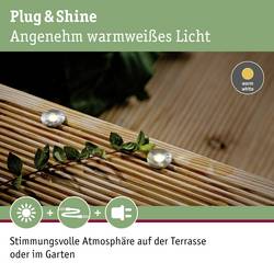 Paulmann MicroPen II 93695 Osvětlovací systém Plug&Shine LED vestavná svítidla sada 5 ks LED 1.1 W teplá bílá stříbrná